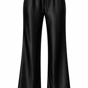 NWT VELVET HEART LOS ANGELES Wide-Leg Satin Pants - Black